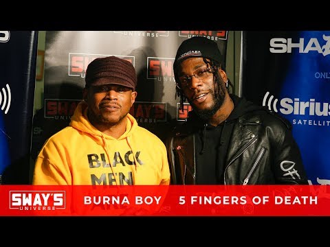 Burna Boy Spits Fire on the 5 Fingers of Death on Sway in the Morning | Sway&#039;s Universe
