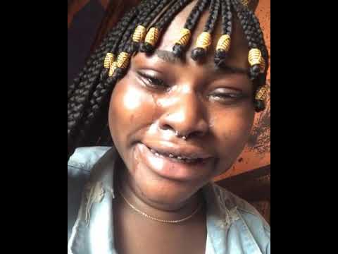Girl with a tattoo of Naira Marley Break down in tears