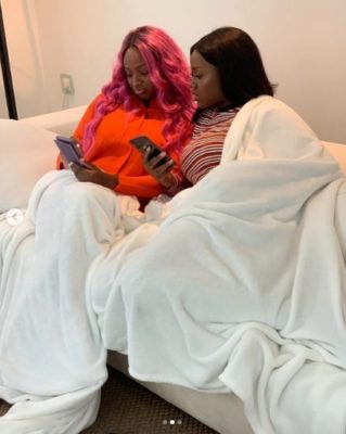 Chioma & DJ Cuppy Link Up New Pictures
