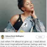What I Do Anytime I’m About To ‘Give Up’ – Adesua Etomi Reveals