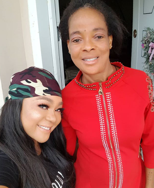 Actress Rachael Okonkwo Pictured With Her Mother As They Both Looking Cute