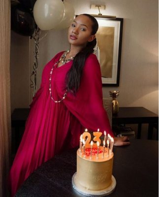 Billionaire's Daughter Temi Otedola celebrate her 23rd Birthday in Stunning outfit (Photos)