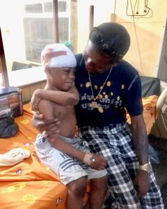 Small Doctor Comfort Survivors of Lagos Collapsed Building In The Hospital (Photos)