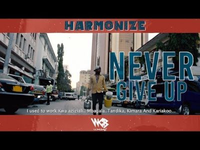 VIDEO: Harmonize - Never Give Up
