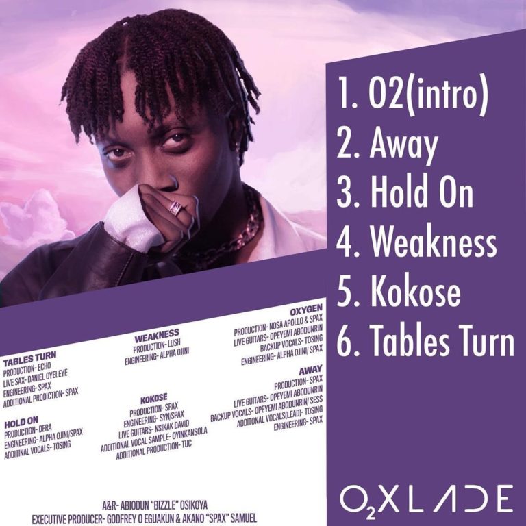 Oxlade - Oxygen EP (Full Album) Mp3 Zip Fast Download Free Audio Complete