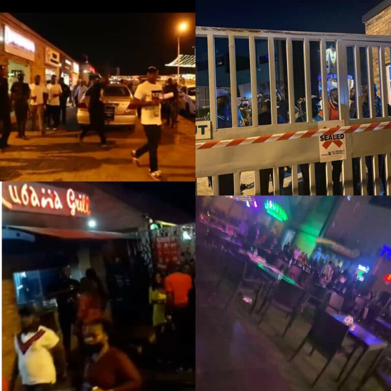 Lagos state government seal off Cubana night club because ........ (videos)