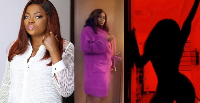 Funke Akindele at irt again, breaks the Internet with her #silhouettechallange (WATCH)