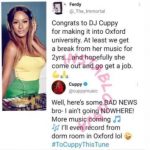 “I’m Not Leaving Music For School” – DJ Cuppy