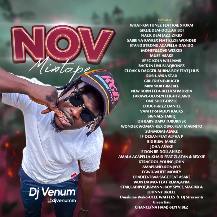 [Mixtape] DJ Venum - November 2022 Mix