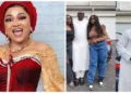 Mercy Aigbe Reacts As Husband Spends Time With First Wife, Asiwaju Couture’s Children