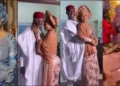 “Where are other wives? This is unfair” — Regina Daniels shares loved-up pose with husband at party, netizens kick (Video)