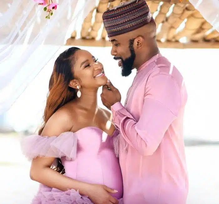 “My one and only wifey and babymama” – Banky W hails Adesua months after pregnancy saga with Niyola