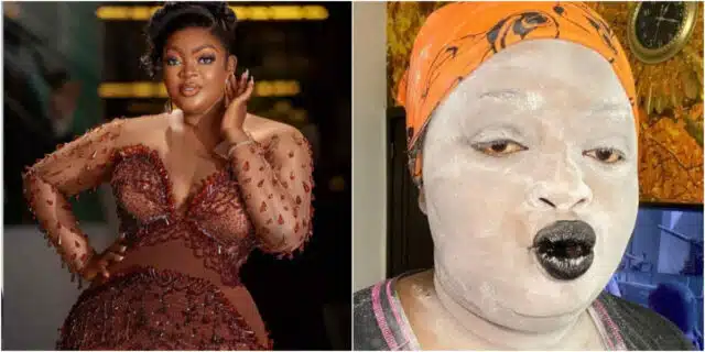 Eniola Badmus gets colleagues and fans confused as she shares hilarious image