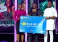 Ilebaye receives N120M prize cheque, car, others