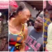 Korra Obidi storms Shitta underbridge in Surulere, feeds 50 people