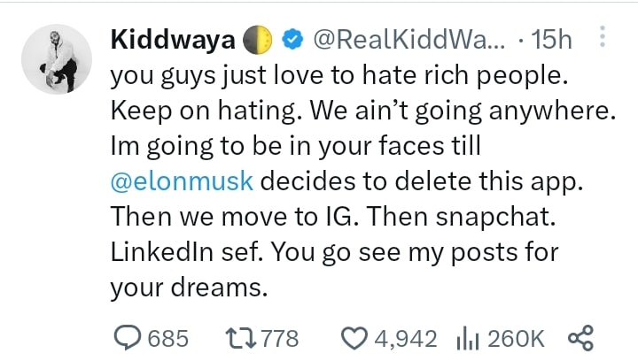 “Why being a billionaire son isn’t easy” – Kiddwaya