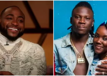 Davido celebrates Stonebwoy’s Wife, Dr Louisa for sumptuous meal she served him