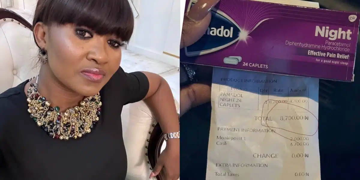 “It is expensive to have headache now” – Reactions as Mary Njoku reveals she bought Panadol Night for N8,500