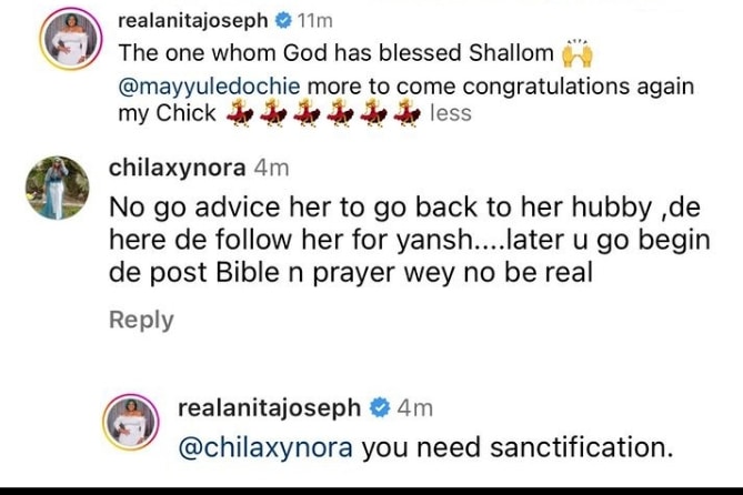 Anita Joseph floors troll who tackled her for not advising May Edochie to reconcile with Yul