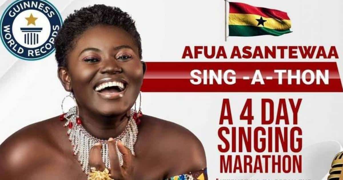 107 hours and counting: Ghanaian media personality enters day 4 of GWR Sing-a-thon