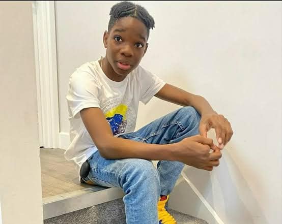 "‎Is Tife single?' - Wizkid's eldest son, Boluwatife slays in native outfit as he goes on food date with mum, Sola