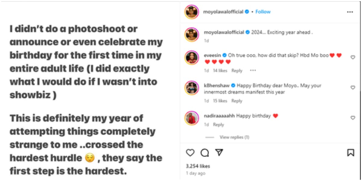 “Why I refused to celebrate my birthday for first time” – Moyo Lawal