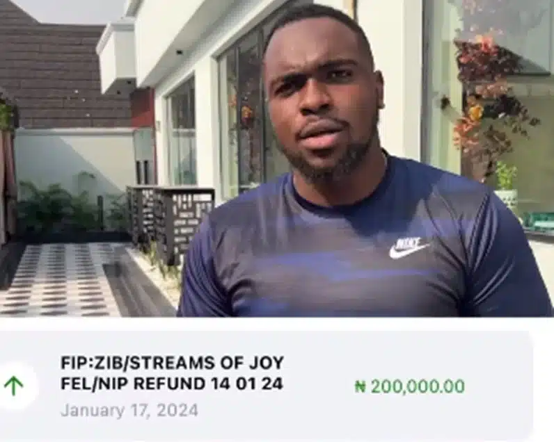 Pastor Jerry Eze returns N200K to lady who erroneously sent it as offering