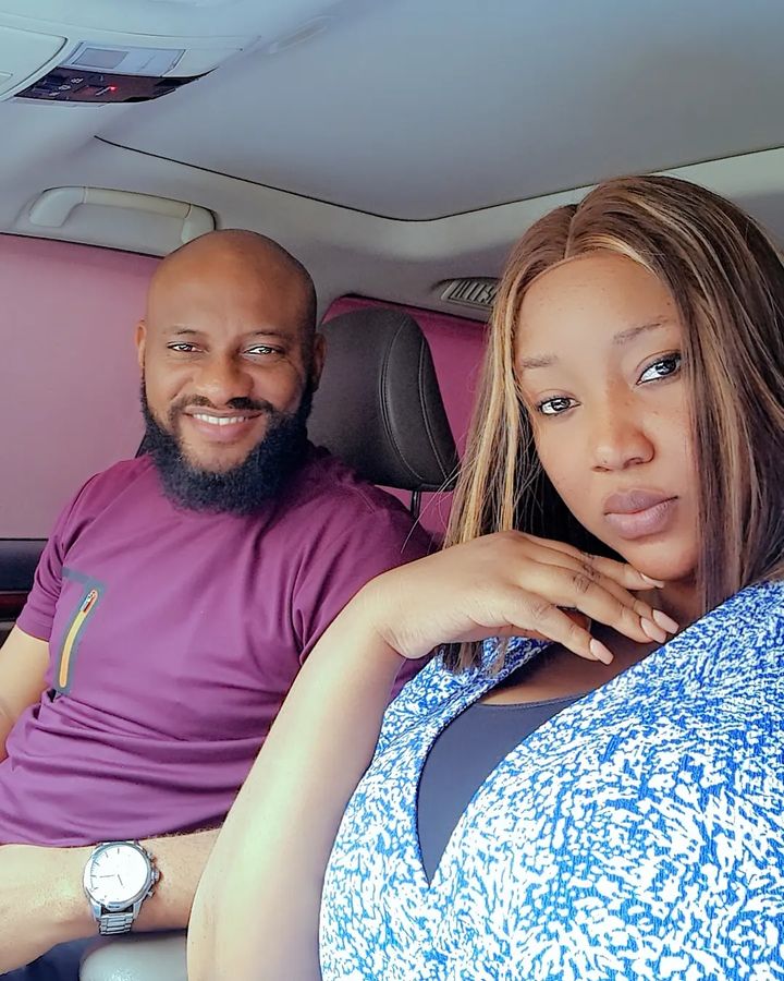 Yul Edochie and his wife, Judy Austin