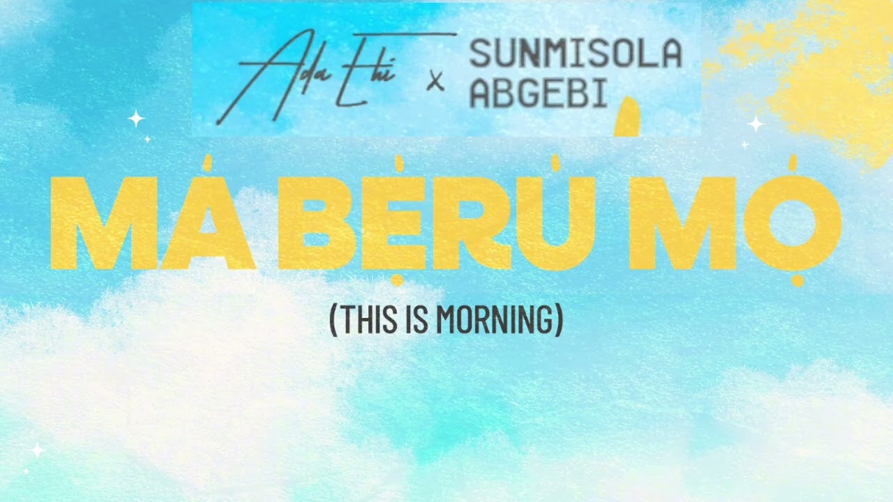 Ada Ehi – Meberumo (This Is Morning)